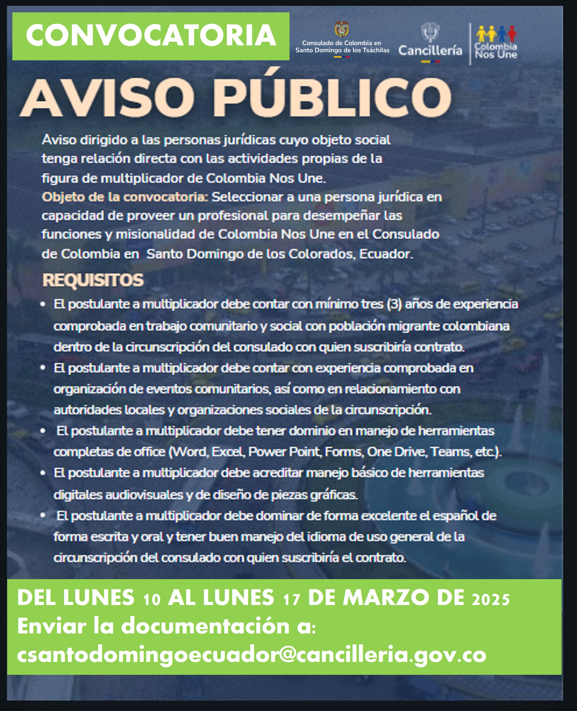 Banner convocatoria