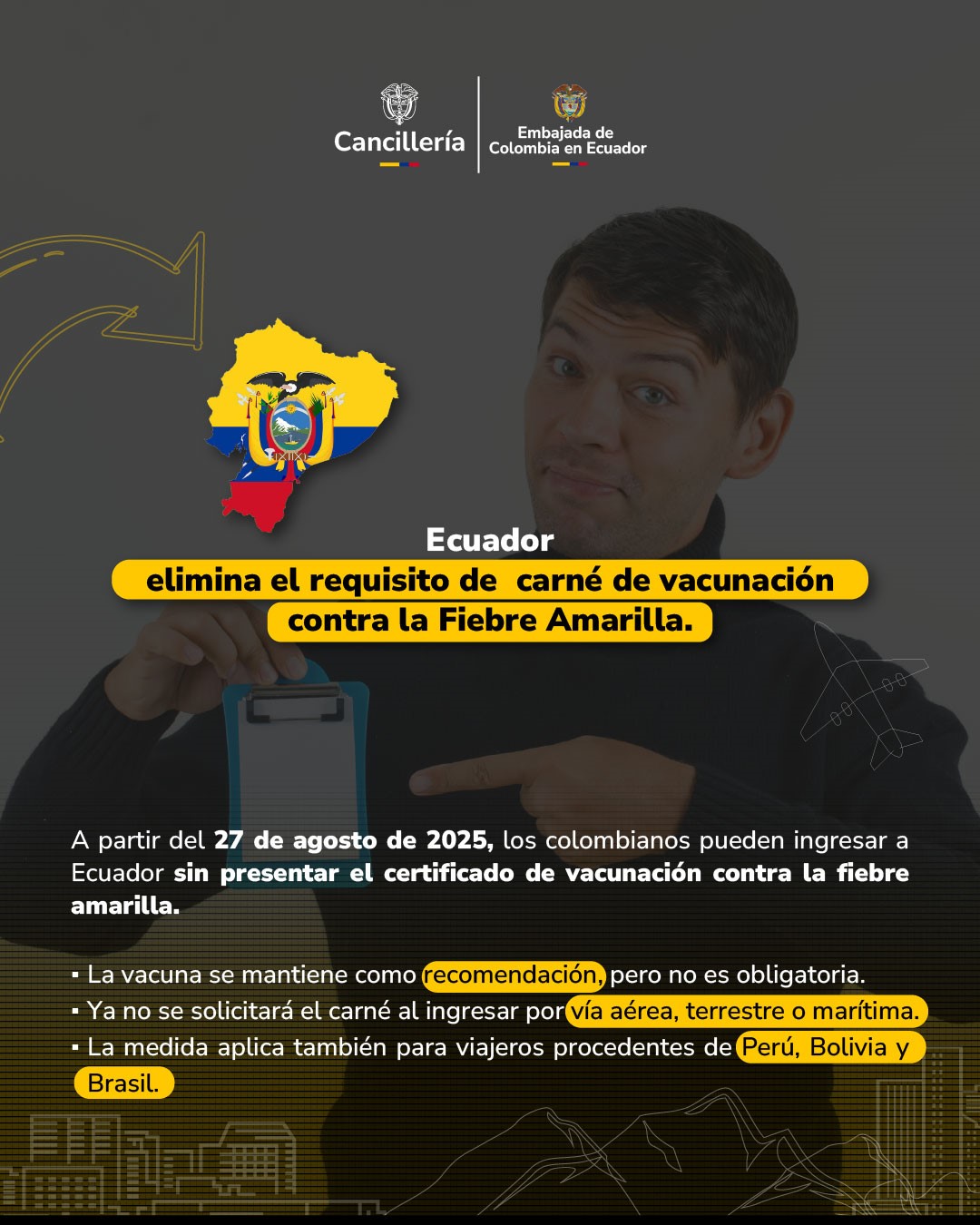 Banner informativo