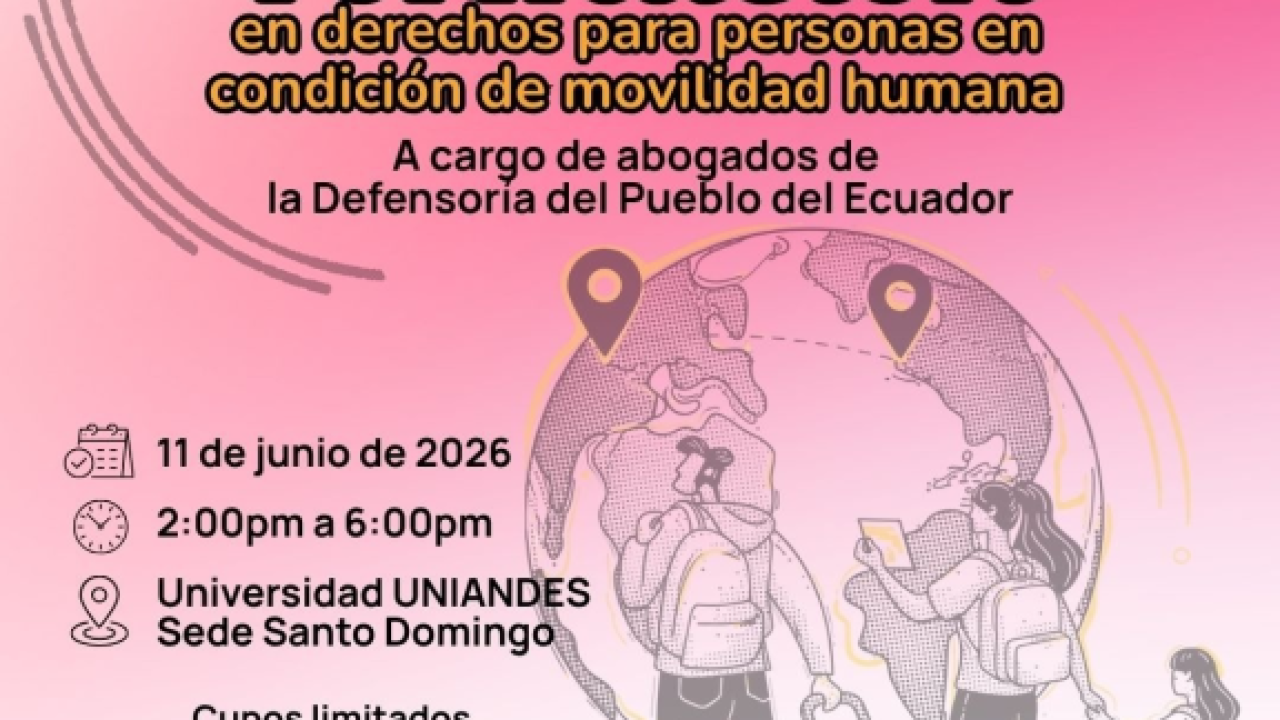 Consulado de Colombia en Santo Domingo de los Tsáchilas invita a taller sobre derechos de las personas migrantes en Ecuador