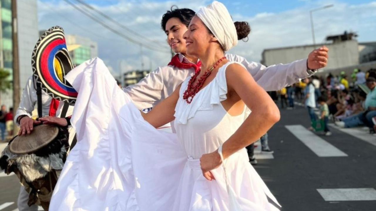 El consulado presente en las actividades en el marco de la celebración de cantonización de Santo Domingo